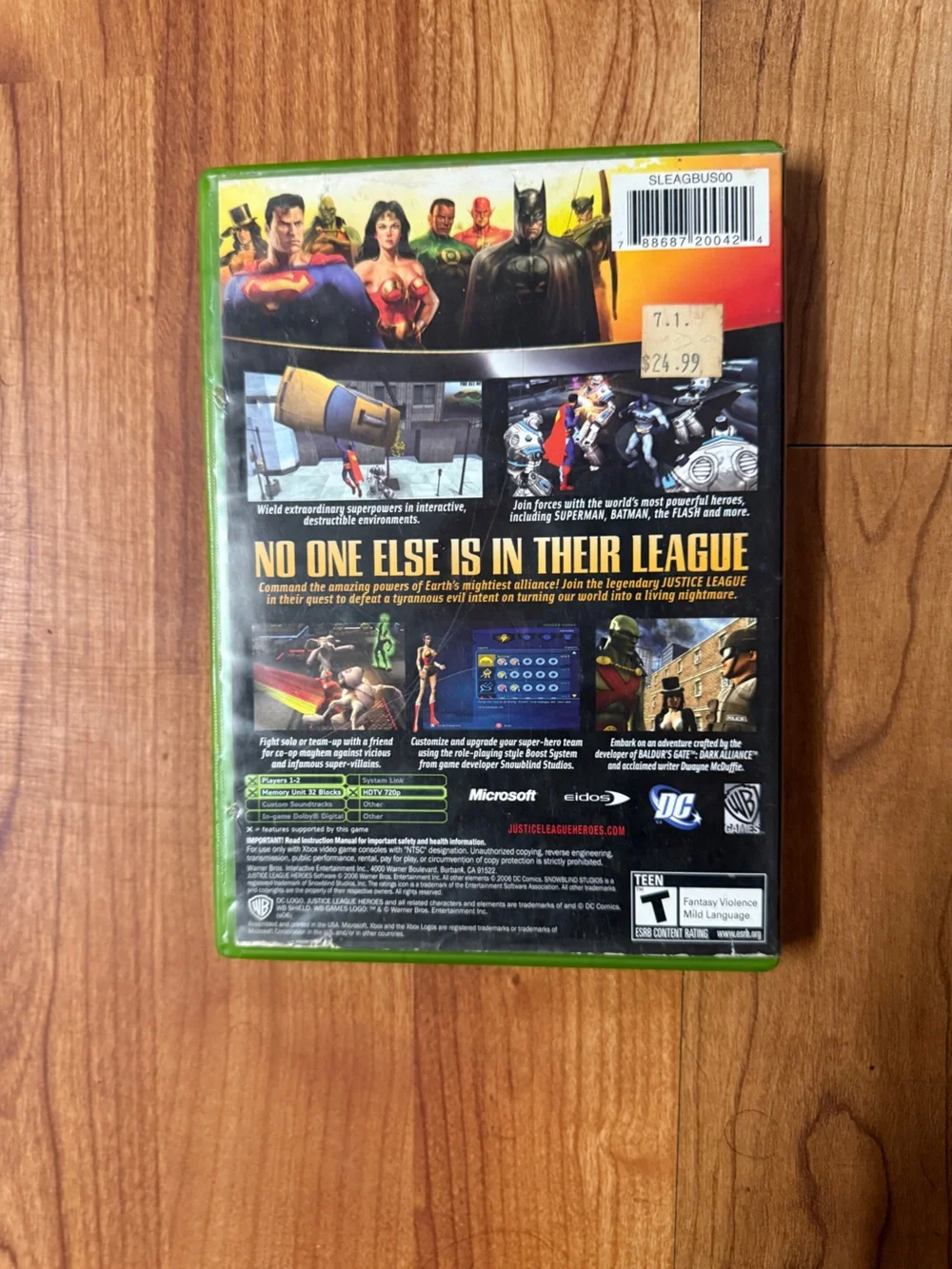 Xbox Justice League Heroes (Green) - Superhero Action Video Game